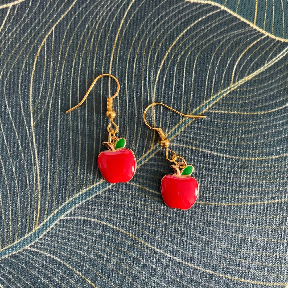Apple Dangle Earrings